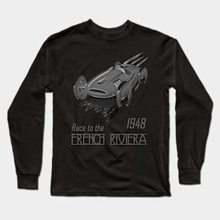 Vintage Race Car-French Riviera-1948 Long Sleeve T-Shirt